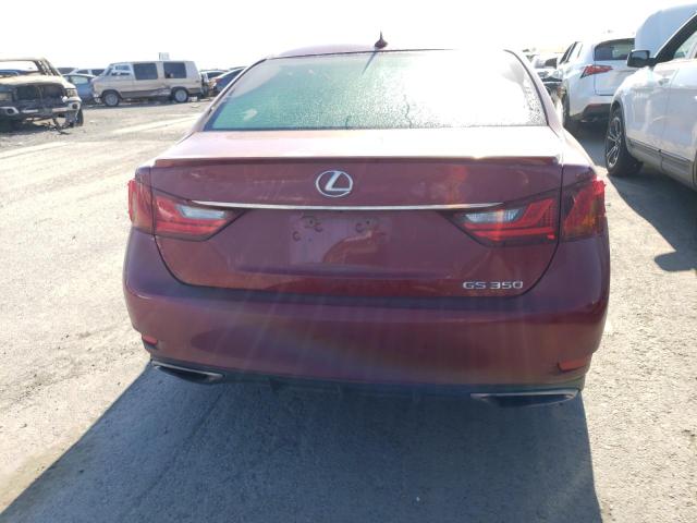 JTHBE1BL9D5000254 - 2013 LEXUS GS 350 RED photo 6