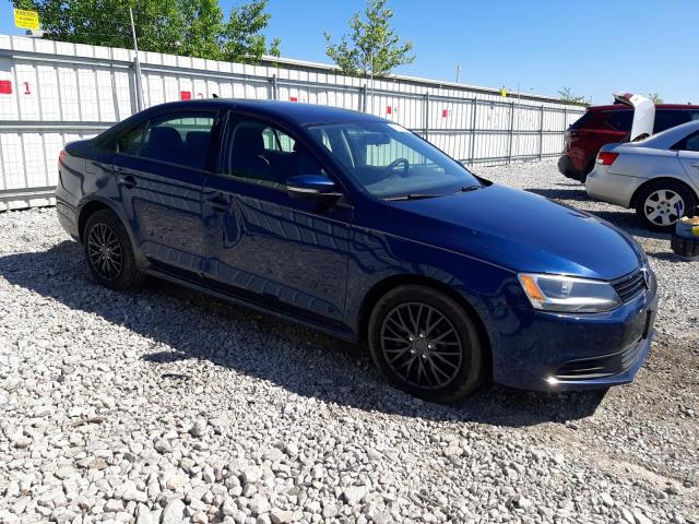 3VWD17AJ8EM377353 - 2014 VOLKSWAGEN JETTA SE BLUE photo 4