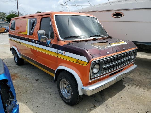 E14HHC34973 - 1976 FORD ECONO 150 ORANGE photo 4