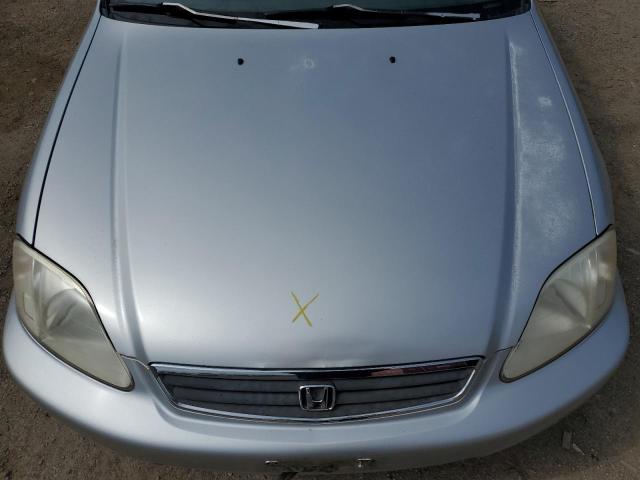 2HGEJ6619YH905321 - 2000 HONDA CIVIC BASE SILVER photo 11