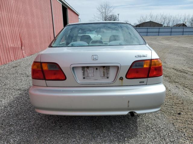 2HGEJ6619YH905321 - 2000 HONDA CIVIC BASE SILVER photo 6