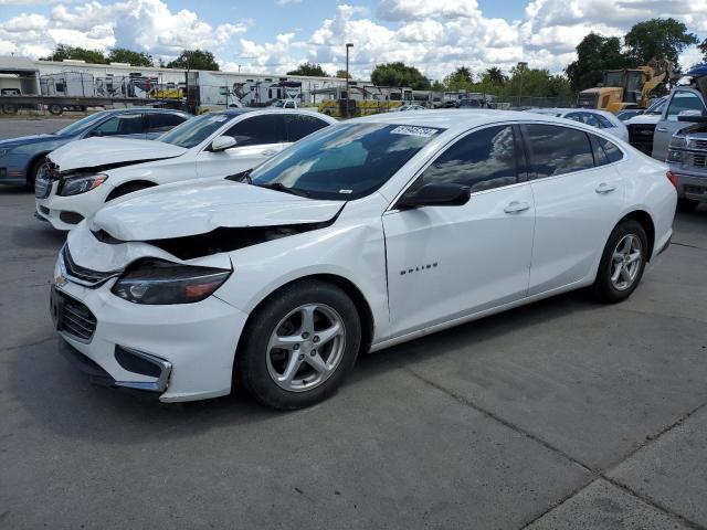 1G1ZB5ST2HF192285 - 2017 CHEVROLET MALIBU LS WHITE photo 1