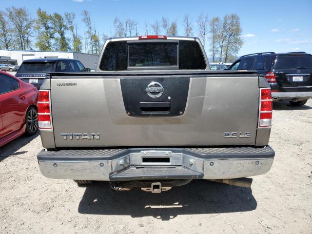 1N6AA07B46N528741 - 2006 NISSAN TITAN XE TAN photo 6