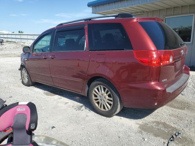 5TDZK22C08S163017 - 2008 TOYOTA SIENNA XLE RED photo 2