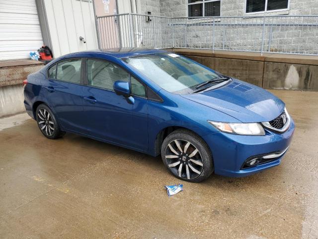 2HGFB2F96FH504029 - 2015 HONDA CIVIC EXL BLUE photo 4