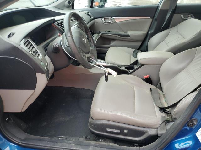 2HGFB2F96FH504029 - 2015 HONDA CIVIC EXL BLUE photo 7