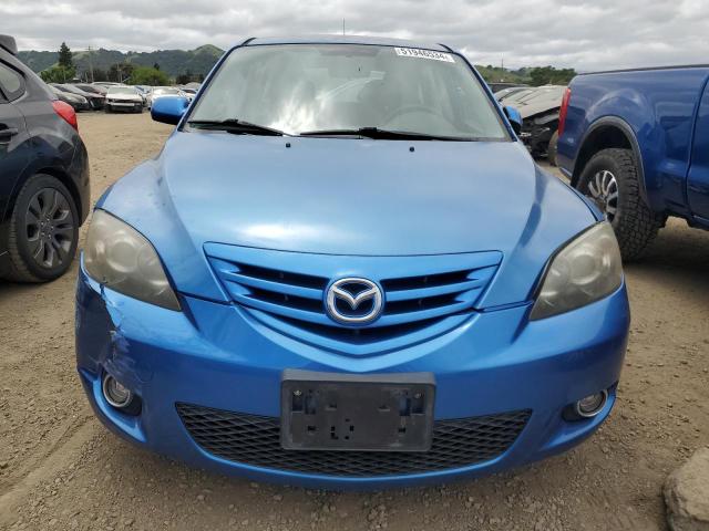 JM1BK344461449704 - 2006 MAZDA 3 HATCHBACK BLUE photo 5