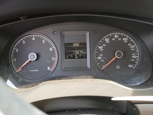 3VW2K7AJ6EM432824 - 2014 VOLKSWAGEN JETTA BASE Սև լուսանկար 9