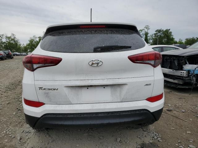 KM8J3CA48HU562873 - 2017 HYUNDAI TUCSON LIMITED WHITE photo 6