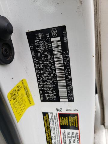 4T1BF3EK4BU747613 - 2011 TOYOTA CAMRY BASE WHITE photo 13