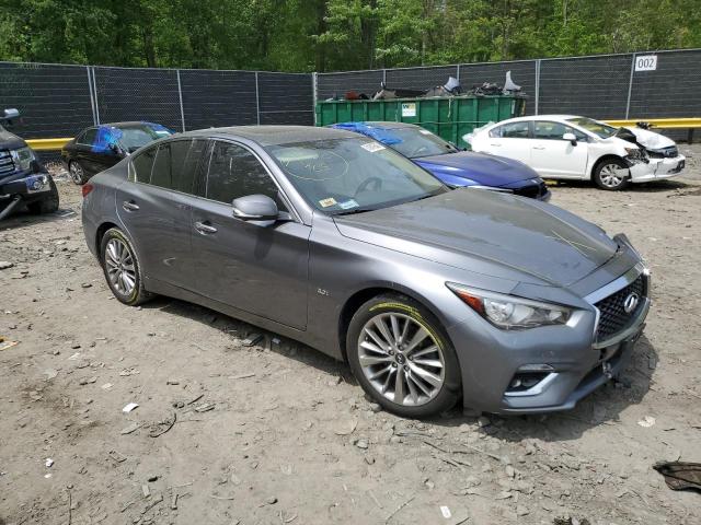 JN1EV7AR0JM437913 - 2018 INFINITI Q50 LUXE GRAY photo 4