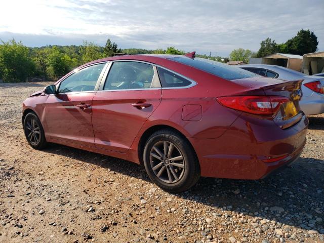 5NPE24AFXFH210854 - 2015 HYUNDAI SONATA SE RED photo 2