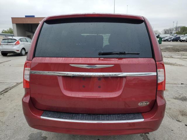 2C4RC1CGXCR412059 - 2012 CHRYSLER TOWN & COU TOURING L MAROON photo 6