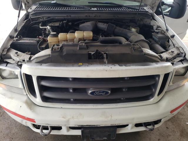 1FTNX20L74EB68380 - 2004 FORD F250 SUPER DUTY WHITE photo 11