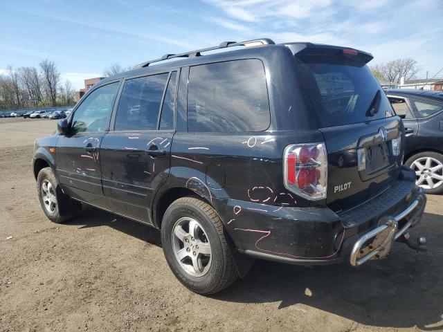 5FNYF18647B014446 - 2007 HONDA PILOT EXL BLACK photo 2