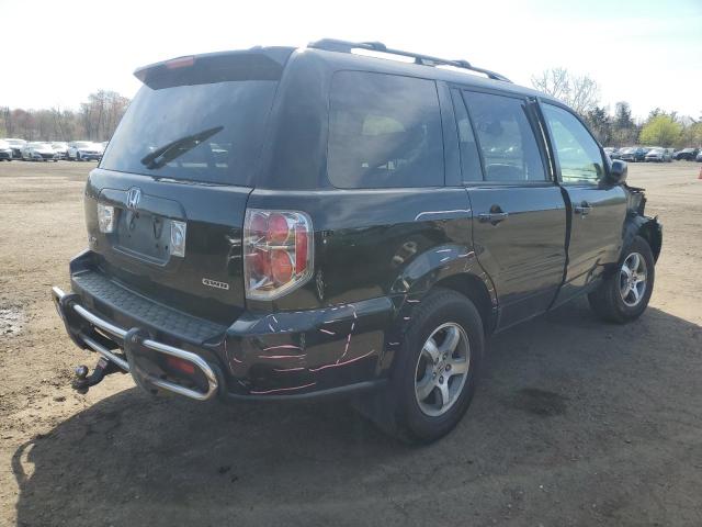 5FNYF18647B014446 - 2007 HONDA PILOT EXL BLACK photo 3