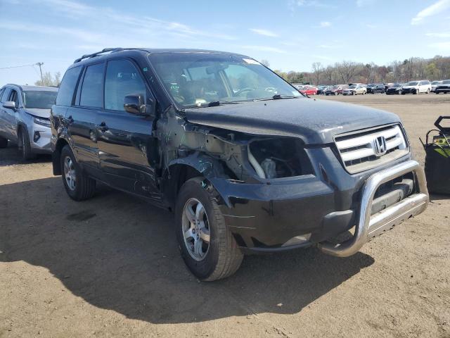 5FNYF18647B014446 - 2007 HONDA PILOT EXL BLACK photo 4