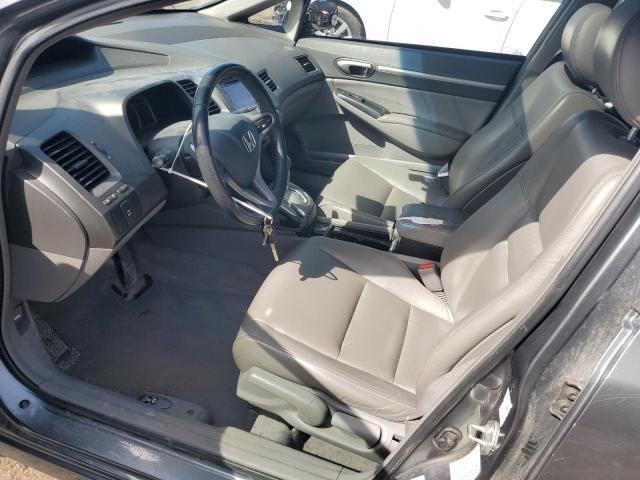 2HGFA16039H108496 - 2009 HONDA CIVIC EXL GRAY photo 7