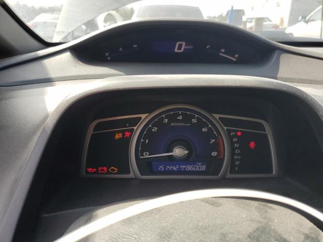 2HGFA16039H108496 - 2009 HONDA CIVIC EXL GRAY photo 9