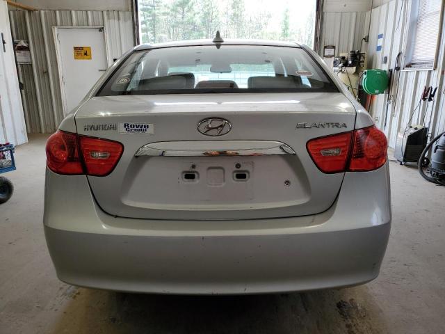 KMHDU4ADXAU842834 - 2010 HYUNDAI ELANTRA BLUE SILVER photo 6