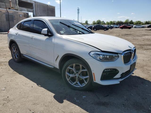 5UX2V1C07M9H88726 - 2021 BMW X4 XDRIVE30I WHITE photo 4