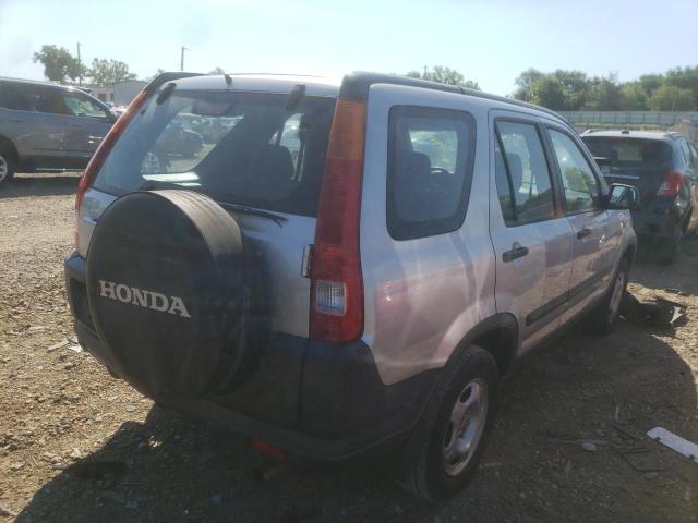 JHLRD68422C023886 - 2002 HONDA CR-V LX SILVER photo 4