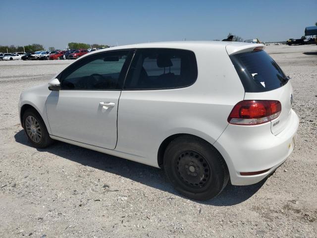 WVWAB7AJ5CW190457 - 2012 VOLKSWAGEN GOLF WHITE photo 2