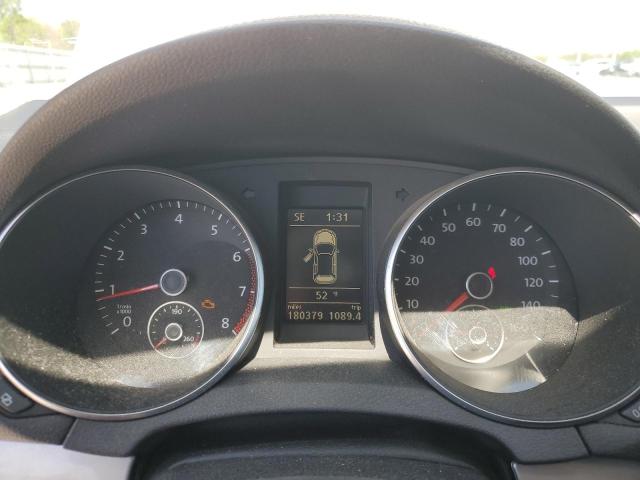 WVWAB7AJ5CW190457 - 2012 VOLKSWAGEN GOLF WHITE photo 9