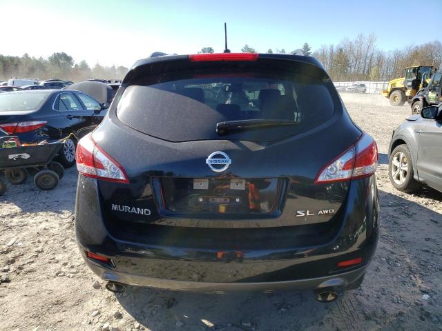 JN8AZ1MW7BW172478 - 2011 NISSAN MURANO S BLACK photo 6