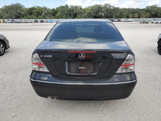 WDBRF61JX3F330390 - 2003 MERCEDES-BENZ C 240 BLACK photo 6