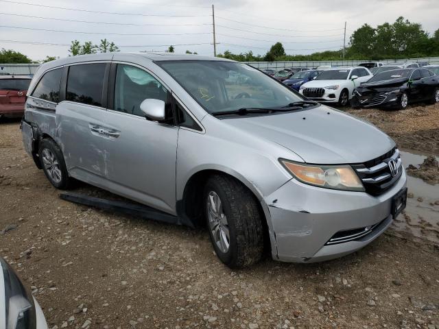 5FNRL5H64FB015776 - 2015 HONDA ODYSSEY EXL SILVER photo 4