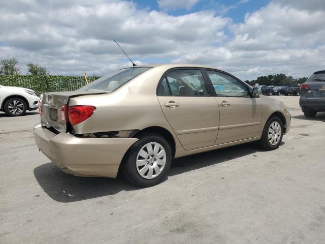 1NXBR32E14Z210657 - 2004 TOYOTA COROLLA CE TAN photo 3