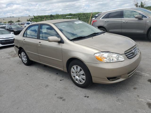 1NXBR32E14Z210657 - 2004 TOYOTA COROLLA CE TAN photo 4