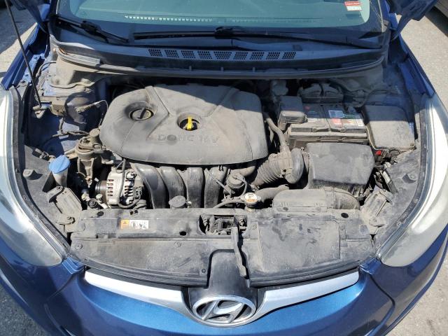 5NPDH4AE9FH602628 - 2015 HYUNDAI ELANTRA SE BLUE photo 11