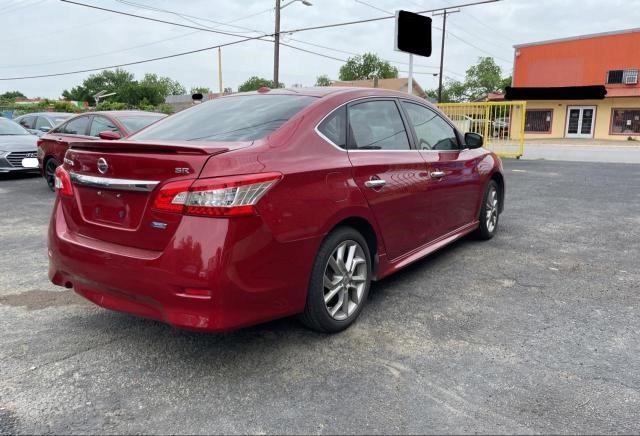 3N1AB7AP5DL721008 - 2013 NISSAN SENTRA S RED photo 4