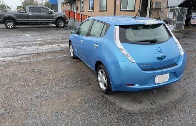 JN1AZ0CP2BT001044 - 2011 NISSAN LEAF SV BLUE photo 3