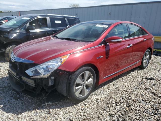 KMHEC4A48BA014419 - 2011 HYUNDAI SONATA HYBRID RED photo 1