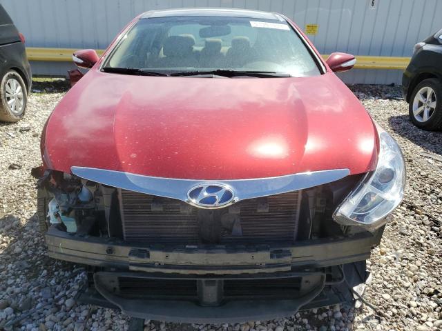 KMHEC4A48BA014419 - 2011 HYUNDAI SONATA HYBRID RED photo 5