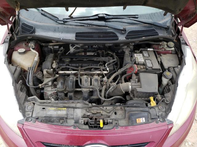 3FADP4EJ7BM145659 - 2011 FORD FIESTA SE BURGUNDY photo 11