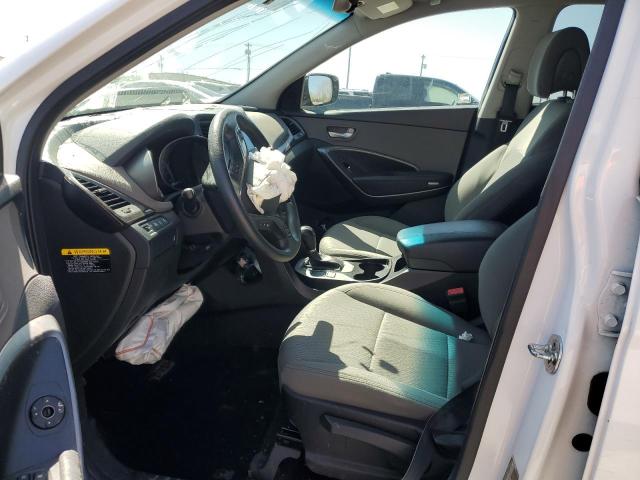 5NMZTDLB2JH072161 - 2018 HYUNDAI SANTA FE S WHITE photo 7