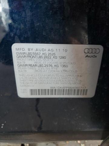 WA1DKAFP6BA060717 - 2011 AUDI Q5 PREMIUM PLUS BLUE photo 12