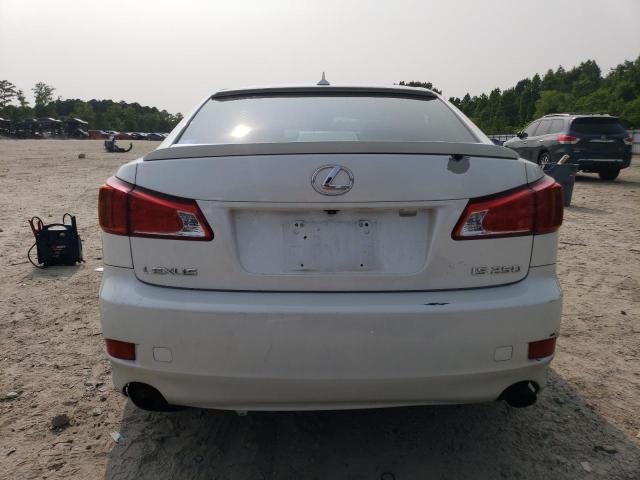 JTHBF5C2XA5120750 - 2010 LEXUS IS 250 WHITE photo 6