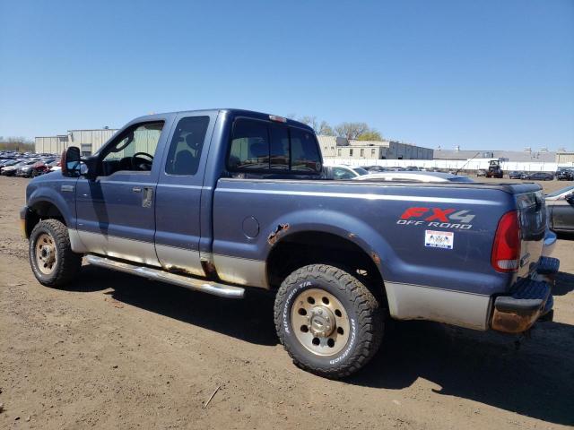 1FTSX21507EA67009 - 2007 FORD F250 SUPER DUTY BLUE photo 2