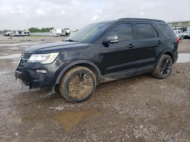 1FM5K7D88JGB52332 - 2018 FORD EXPLORER XLT შავი ფოტო 1