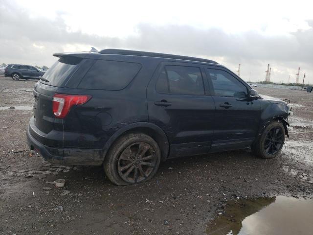 1FM5K7D88JGB52332 - 2018 FORD EXPLORER XLT შავი ფოტო 3