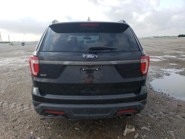 1FM5K7D88JGB52332 - 2018 FORD EXPLORER XLT შავი ფოტო 6