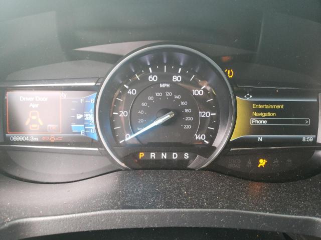 1FM5K7D88JGB52332 - 2018 FORD EXPLORER XLT შავი ფოტო 9