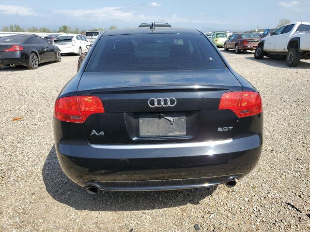 WAUAF78E18A049996 - 2008 AUDI A4 2.0T BLACK photo 6