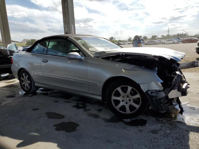 WDBTK65G14T029459 - 2004 MERCEDES-BENZ CLK 320 SILVER photo 4