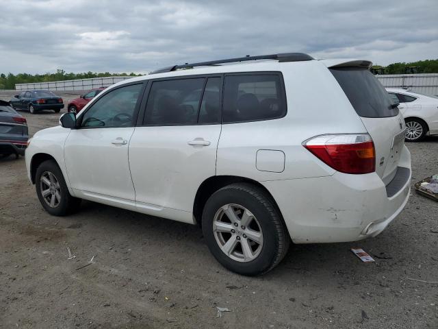 5TDBK3EH7AS005956 - 2010 TOYOTA HIGHLANDER WHITE photo 2